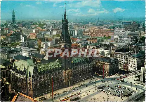 Cartes postales moderne Hamburg Rathausmarkt