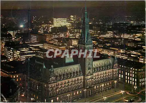 Cartes postales moderne Hamburg Rathaus