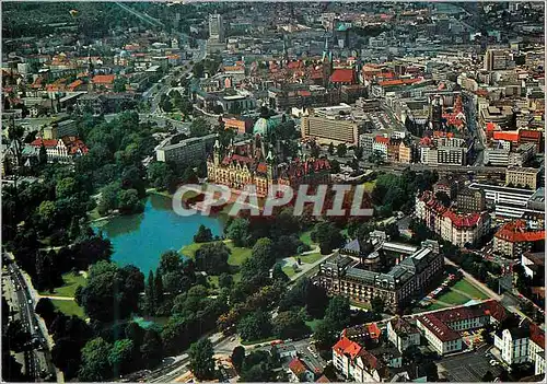 Cartes postales moderne Hannover Blick auf die Stadt