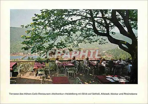 Moderne Karte Heidelberg Hohen-Cafe-Restaurant