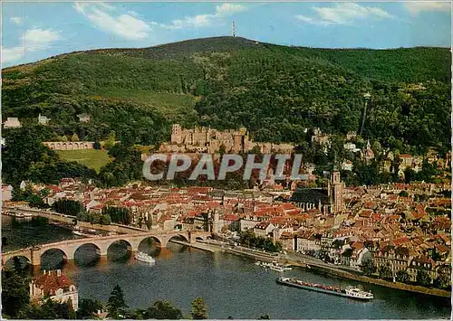 Cartes postales moderne Heidelberg Blick vom Philosophenweg