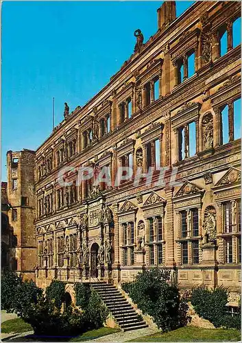 Cartes postales moderne Heidelberg Renaissancefassade des Ottheinrichsbaus