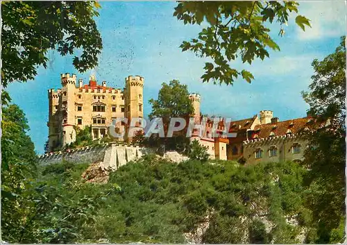 Moderne Karte Konigs-Schloss Hohenschwangau Royal Castle