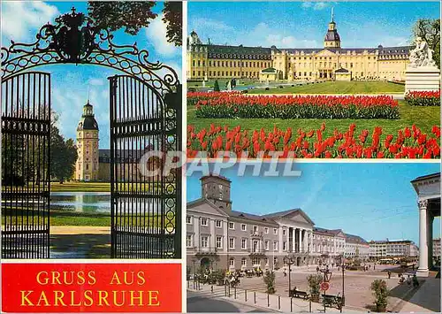 Cartes postales moderne Gruss aus Karlsruhe