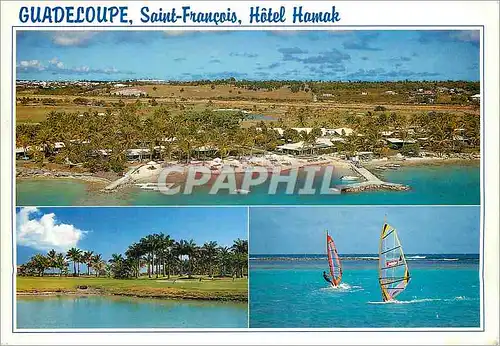 Moderne Karte Guadeloupe Saint-Francois Hotel Hamak