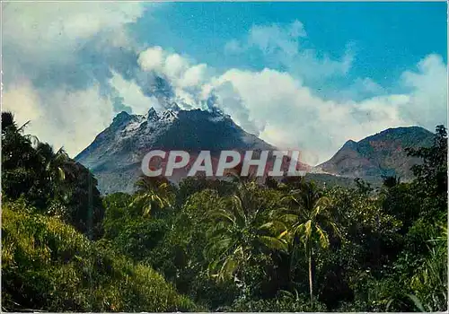 Cartes postales moderne Guadeloupe Eruption de la Soufriere