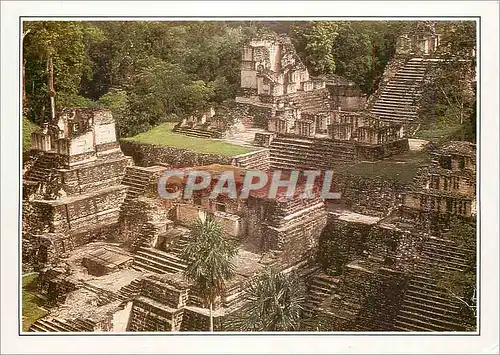 Moderne Karte Guatemala Tikal L'ancienne metropole maya