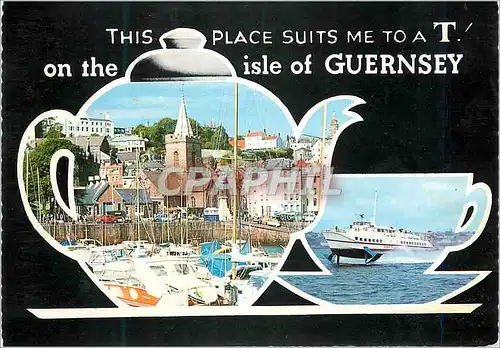 Cartes postales moderne Guernsey Bateau