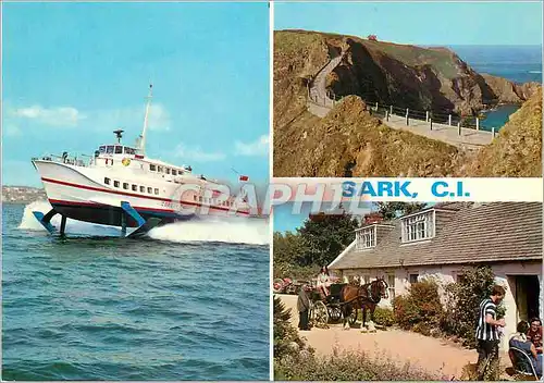 Cartes postales moderne Sark Bateau