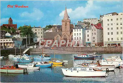 Cartes postales moderne Guernsey St Peter Port Old Harbour Bateaux