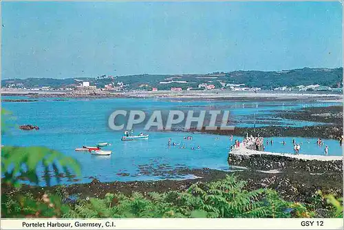 Cartes postales moderne Guernsey Portelet Harbour
