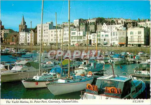 Moderne Karte Guernsey The Yacht Marina St Peter Port