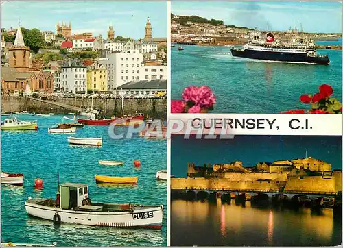 Moderne Karte Guernsey