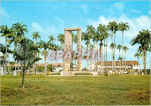 Cartes postales moderne Guyane Francaise Cayenne Place des Palmistes