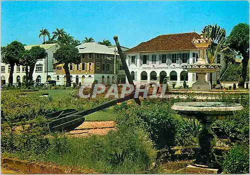 Cartes postales moderne Guyane Francaise Cayenne La Poste place de Grenoble