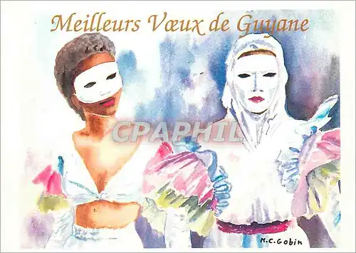 Cartes postales moderne Guyane Francaise Meilleurs Voeux de Guyane