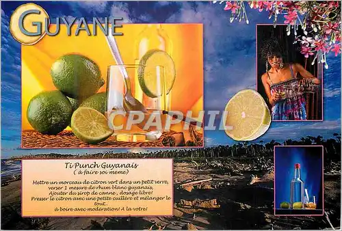 Cartes postales moderne Guyane Francaise Le Ti punch guyanais