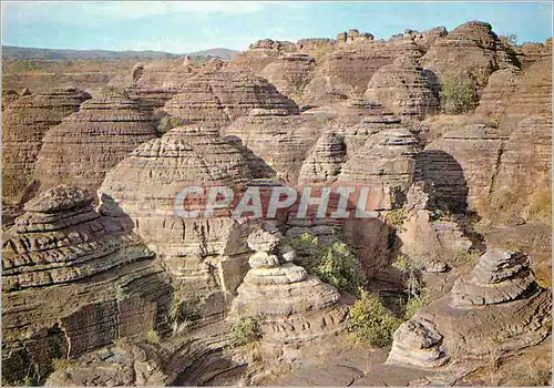 Moderne Karte Haute-Volta curieux domes dans la falaise de Fabedugu (13km de Banfora)