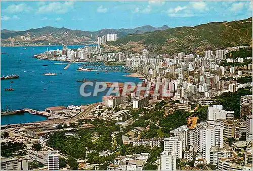 Cartes postales moderne Hong Kong Bird's eye of Eastern District of Hong Kong