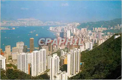 Cartes postales moderne Hong Kong Surrounding the Victoria Harbour are the Skyscarpers of Hong Kong