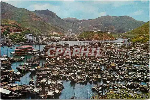 Cartes postales moderne Hong Kong Aberdeen-the famous fishing area of Hong Kong