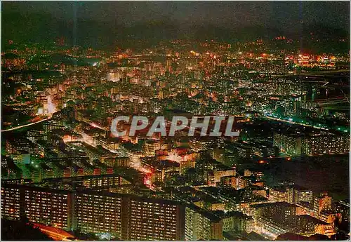 Cartes postales moderne Hong Kong Night Scene of Kowloon