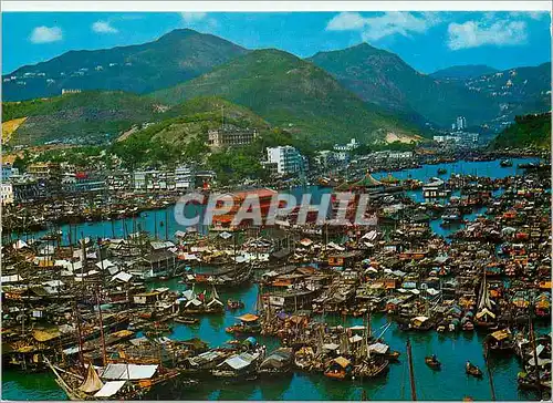 Cartes postales moderne Hong Kong Bird's eye view of Aberdeen