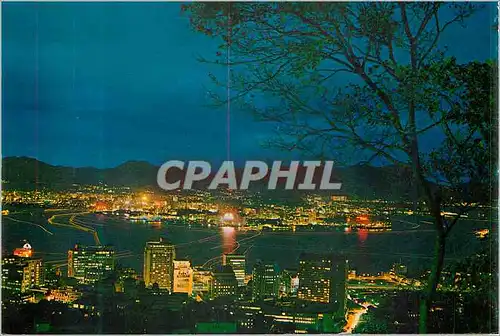 Cartes postales moderne Hong Kong A bird's eye view of Hong Kong and Kowloon