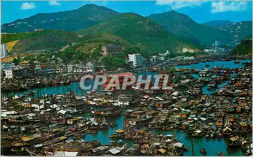 Cartes postales moderne Hong Kong Bird's eye view of Aberdeen