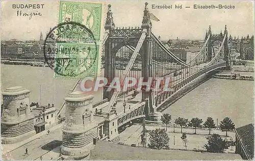 Cartes postales Budapest Elisabeth Brucke