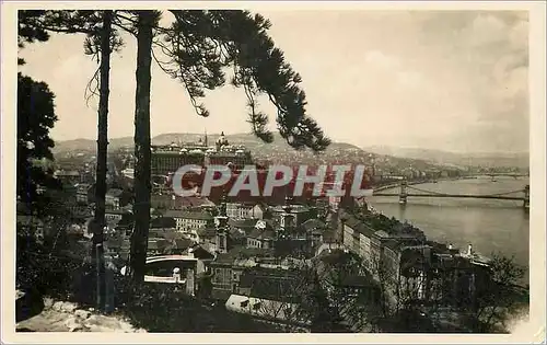 Cartes postales Budapest Vue du mont St Gerard