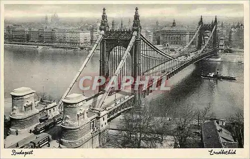 Cartes postales Budapest Pont d'Elisabeth