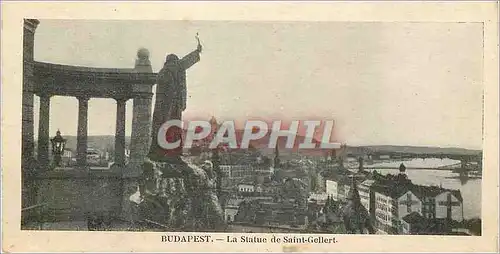 Cartes postales Budapest La Statue de Saint-Gellert