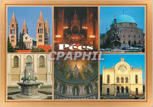 Cartes postales moderne Greetings from Pecs