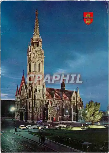 Cartes postales moderne Budapest Mallhiaskirche