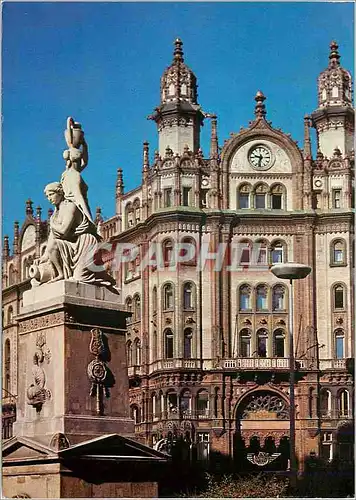 Moderne Karte Budapest Liberation Square with the Nereiden-Brunnen