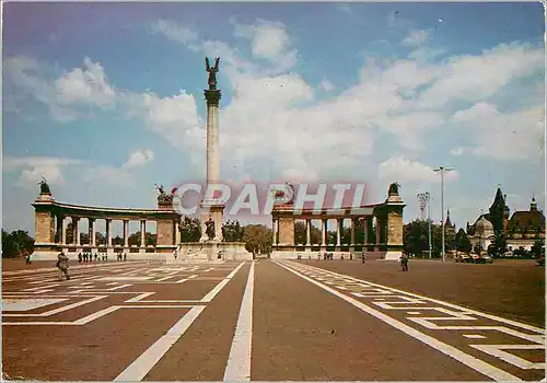 Cartes postales moderne Budapest Heroes Square Millenary Monument