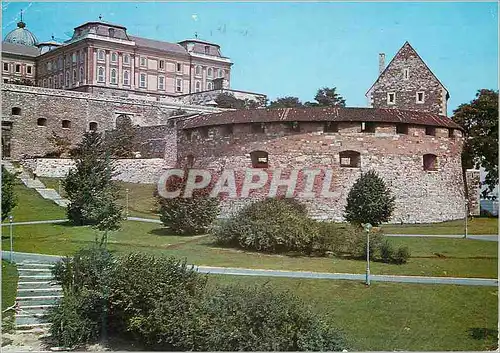 Moderne Karte Budapest Buda Castle and the great southern rondella