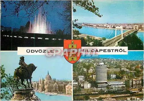 Cartes postales moderne Greeting from Budapest