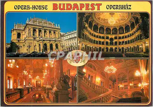 Moderne Karte Budapest opera house