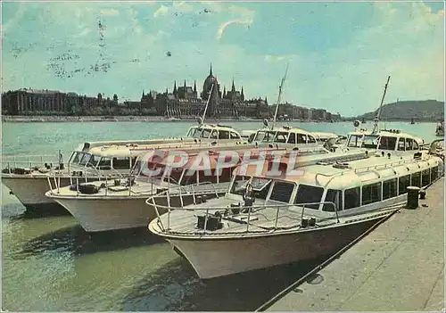 Cartes postales moderne Budapest hydrobuses Bateaux