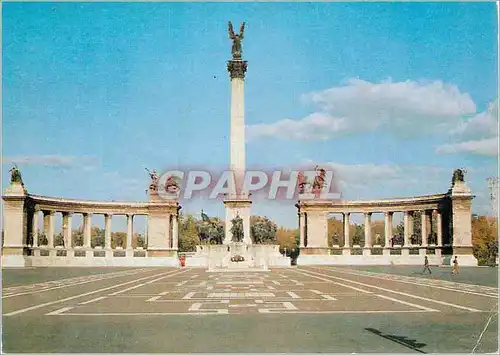 Cartes postales moderne Budapest heldenplatz millennium denkmal