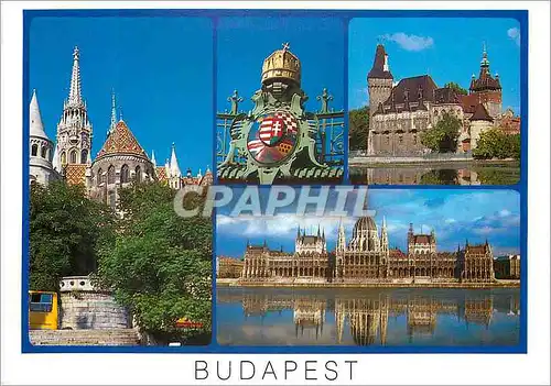 Cartes postales moderne Budapest along the danube