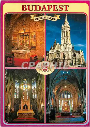 Cartes postales moderne Budapest matthias church