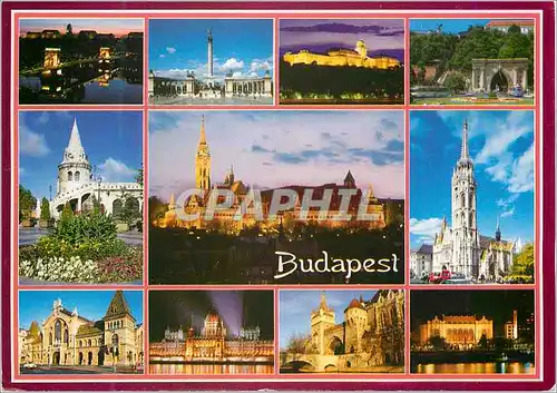Cartes postales moderne Budapest greetings