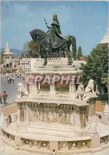 Cartes postales moderne Budapest statues of sl stephen