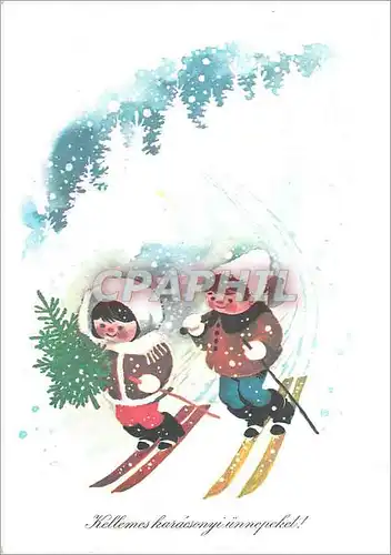 Cartes postales moderne Rajz kecskemety karoly Ski