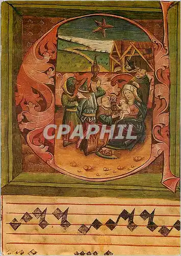 Cartes postales moderne Miniatur aus der ulaszlo graduale