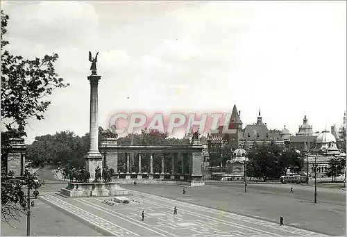 Moderne Karte Budapest millenary monument