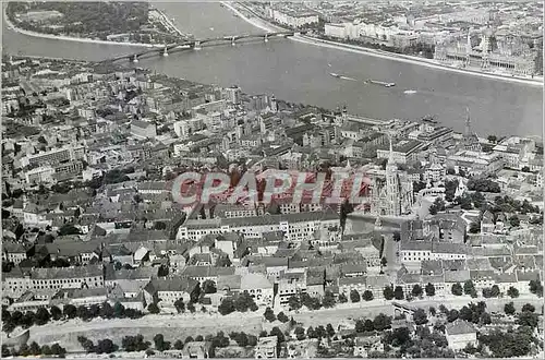 Moderne Karte Budapest view of Budapest